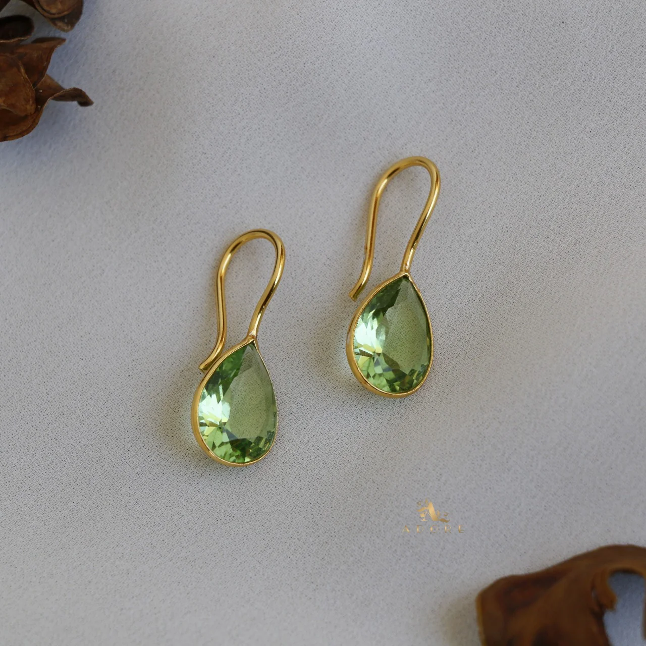 Cercel Golden Rain Drops Earring (Colour Option) - Image 12