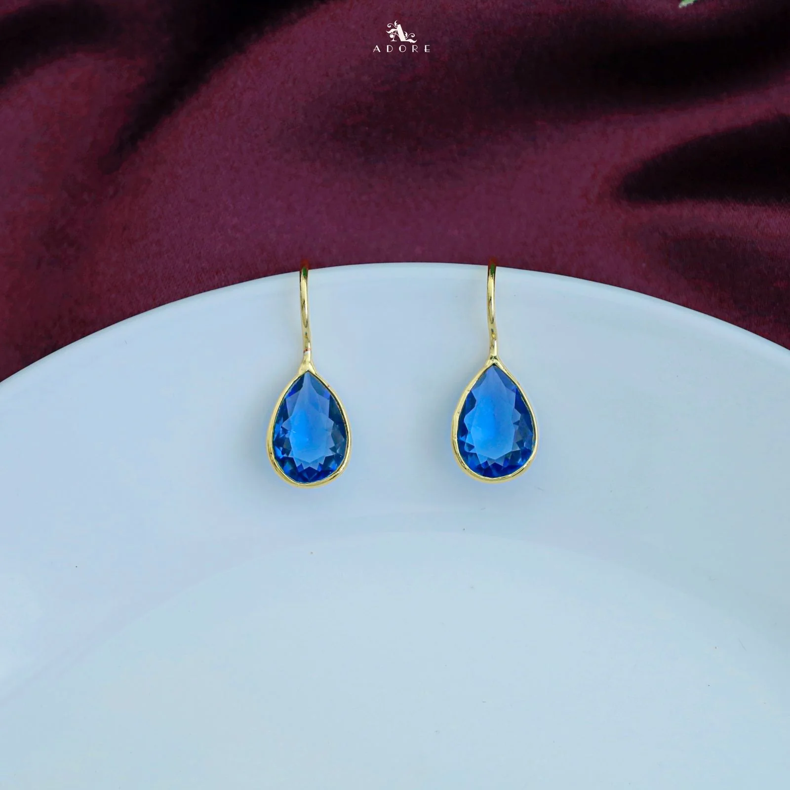 Cercel Golden Rain Drops Earring (Colour Option) - Image 14