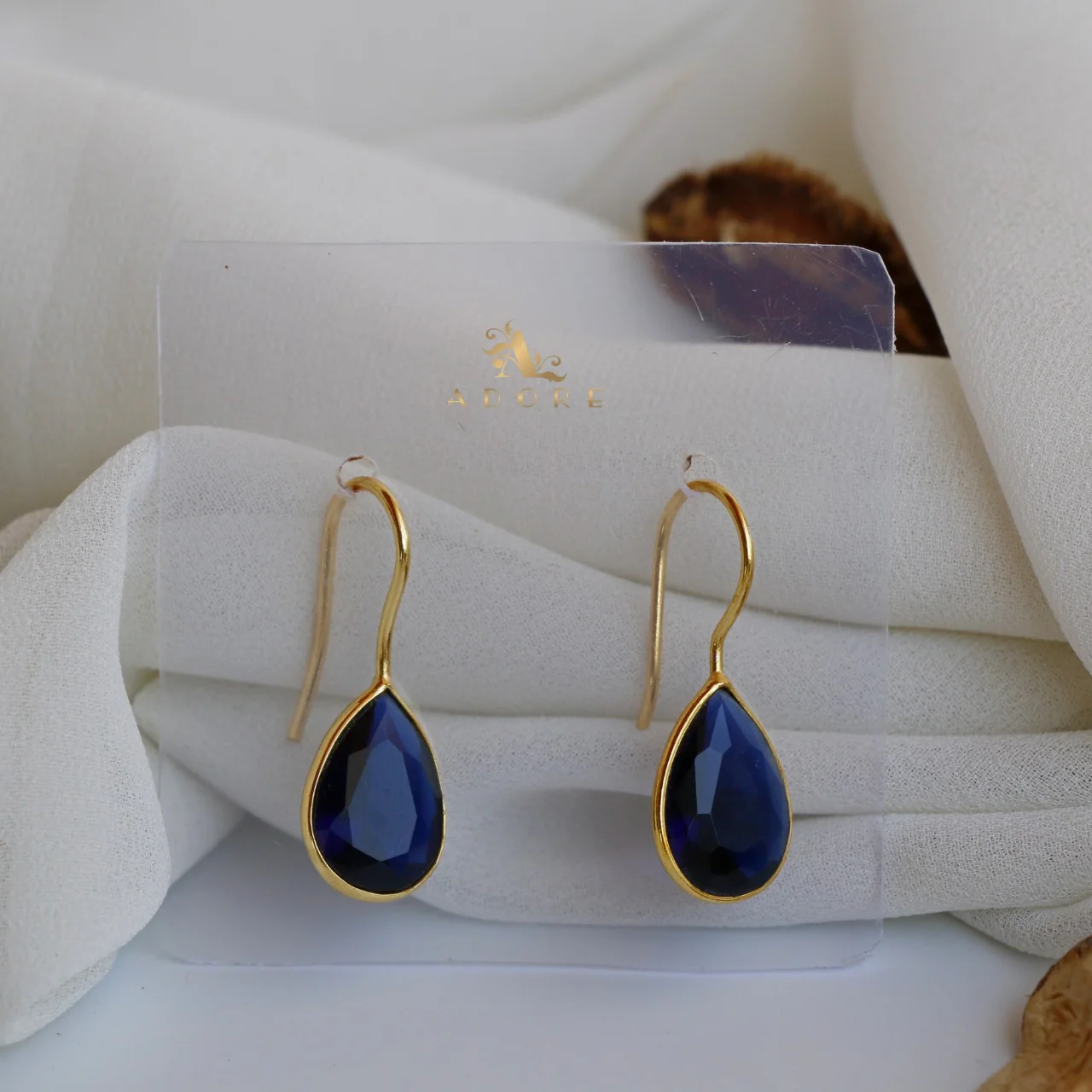 Cercel Golden Rain Drops Earring (Colour Option) - Image 19