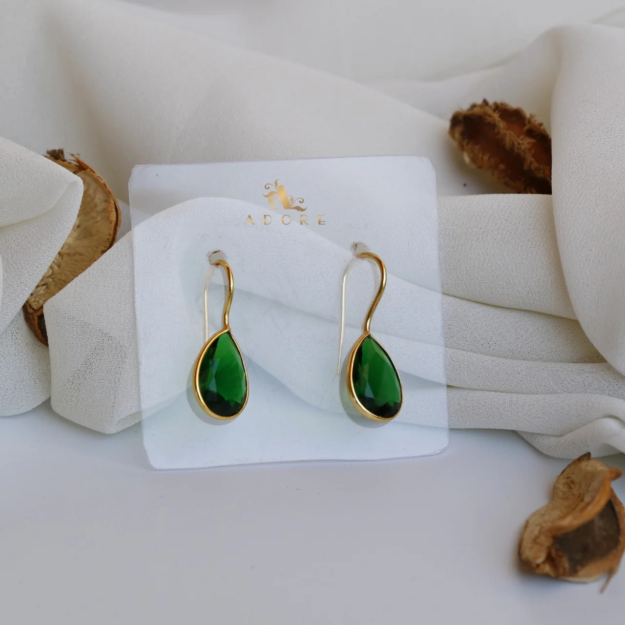 Cercel Golden Rain Drops Earring (Colour Option) - Image 25