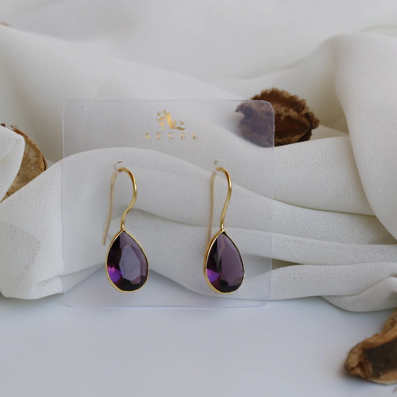 Cercel Golden Rain Drops Earring (Colour Option) - Image 26