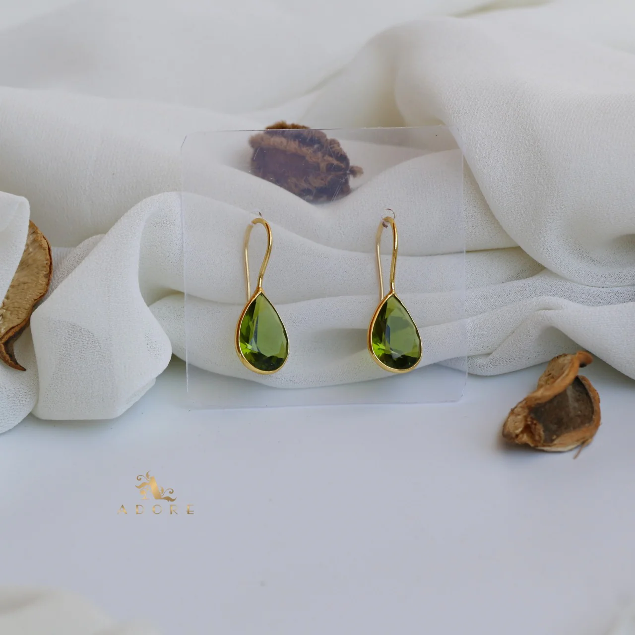 Cercel Golden Rain Drops Earring (Colour Option) - Image 29