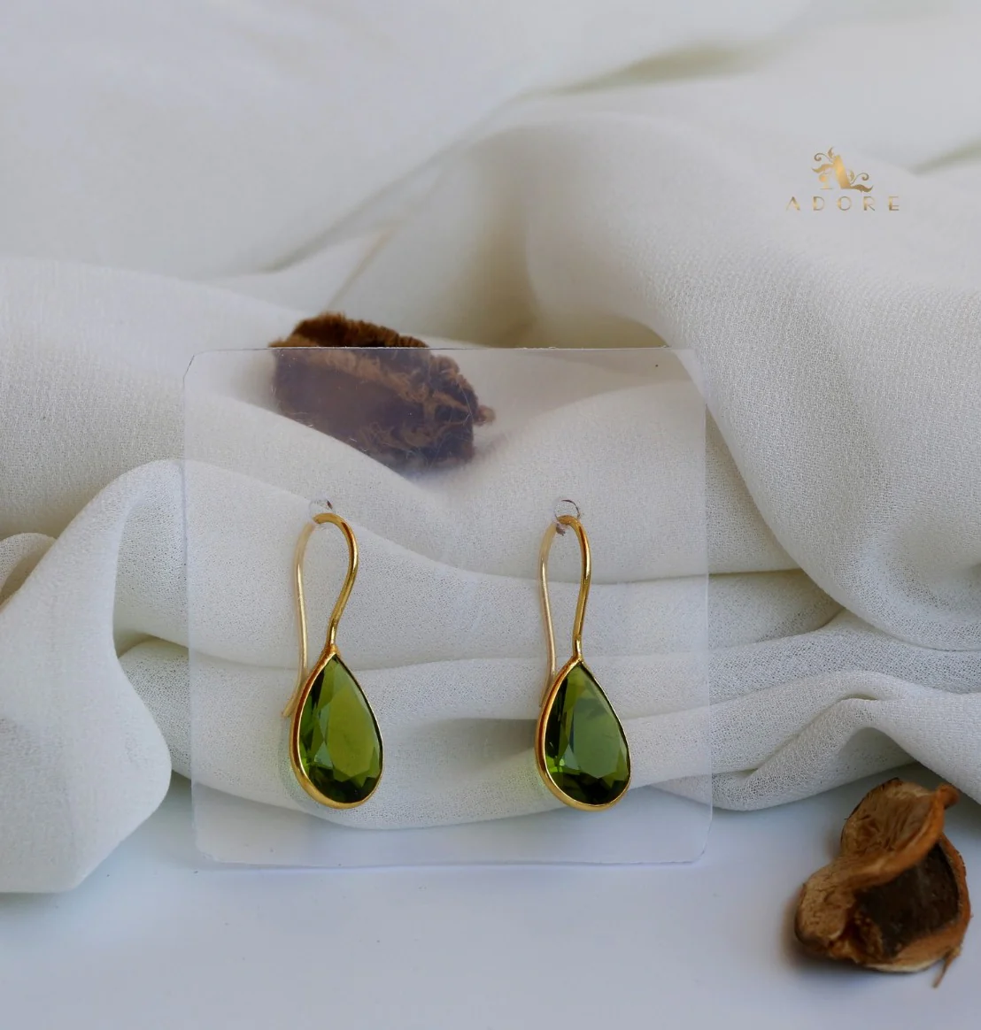 Cercel Golden Rain Drops Earring (Colour Option) - Image 30