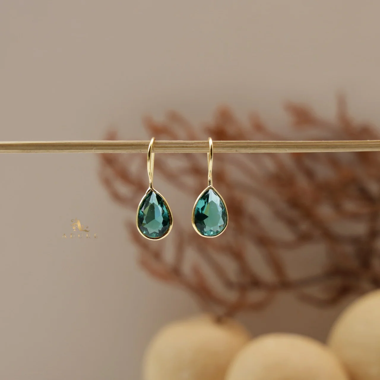Cercel Golden Rain Drops Earring (Colour Option) - Image 33
