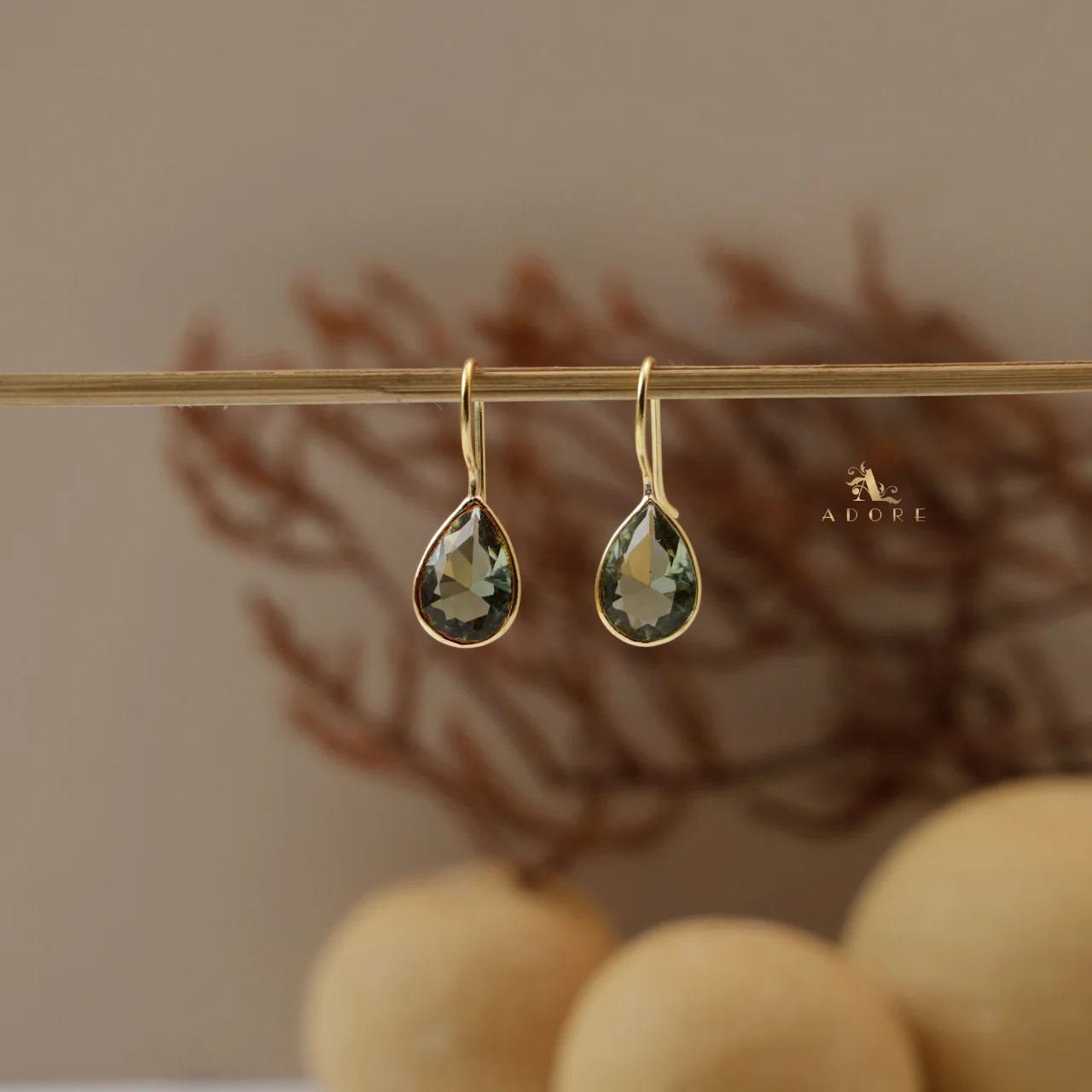 Cercel Golden Rain Drops Earring (Colour Option) - Image 34