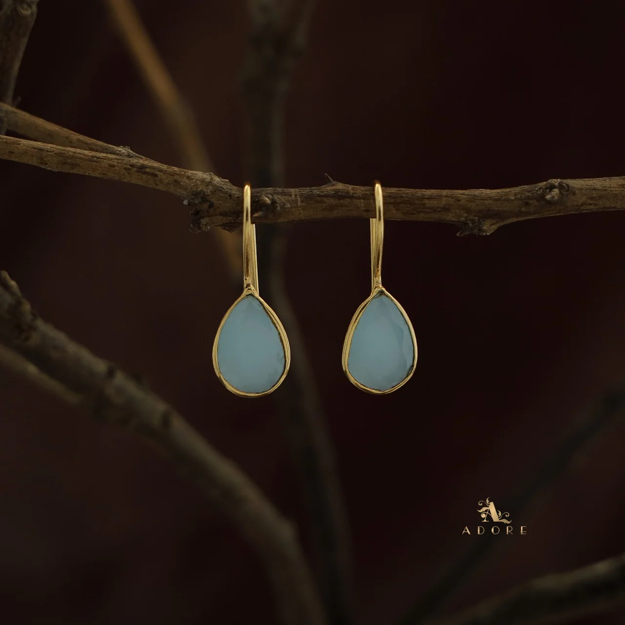 Cercel Golden Rain Drops Earring (Colour Option) - Image 37