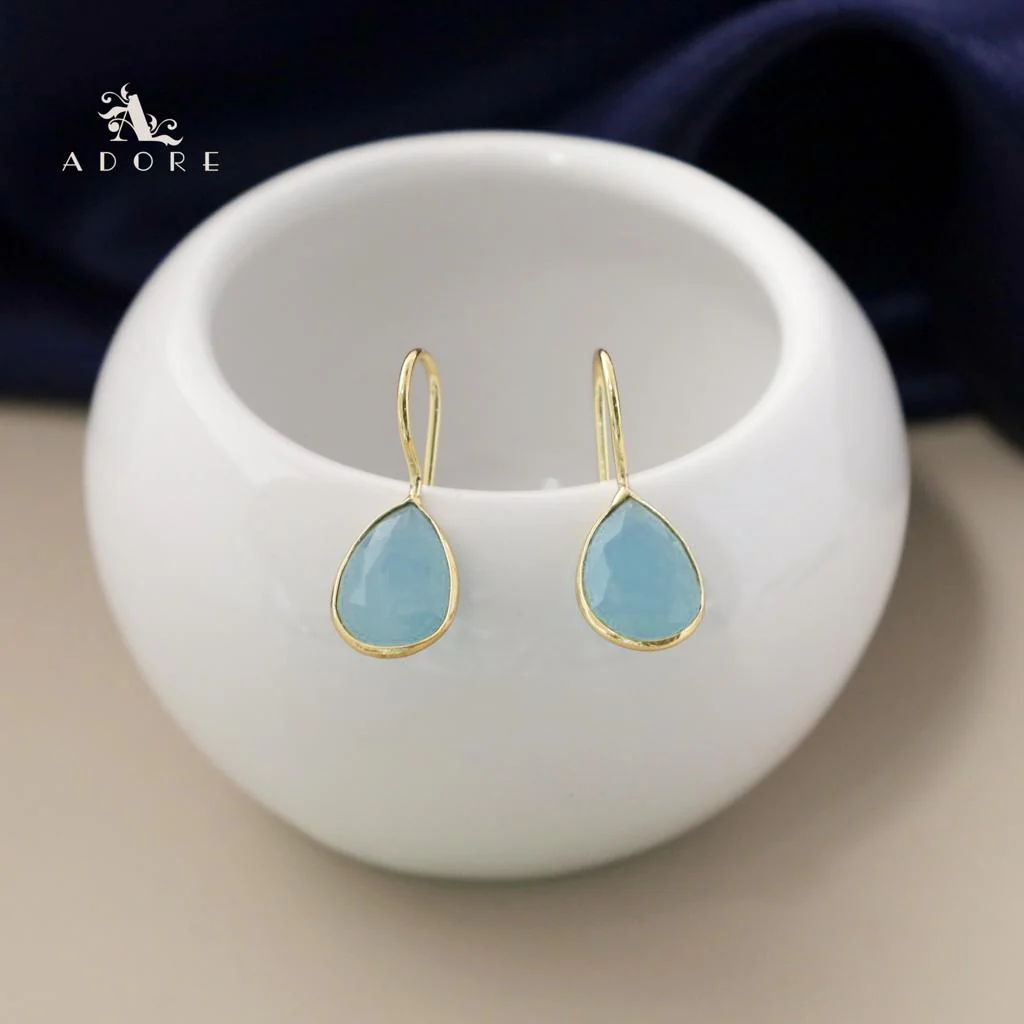 Cercel Golden Rain Drops Earring (Colour Option) - Image 45