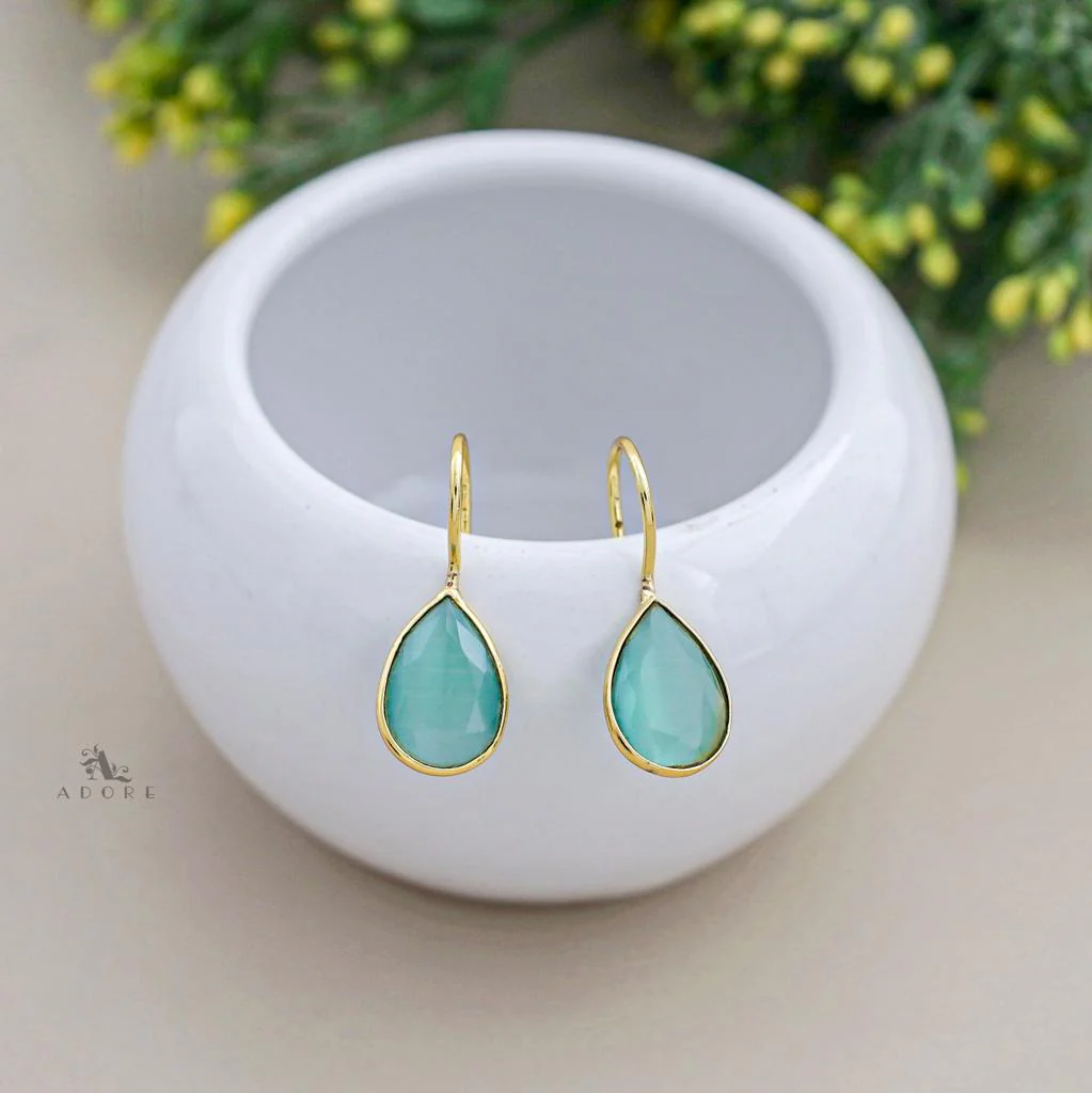 Cercel Golden Rain Drops Earring (Colour Option) - Image 47