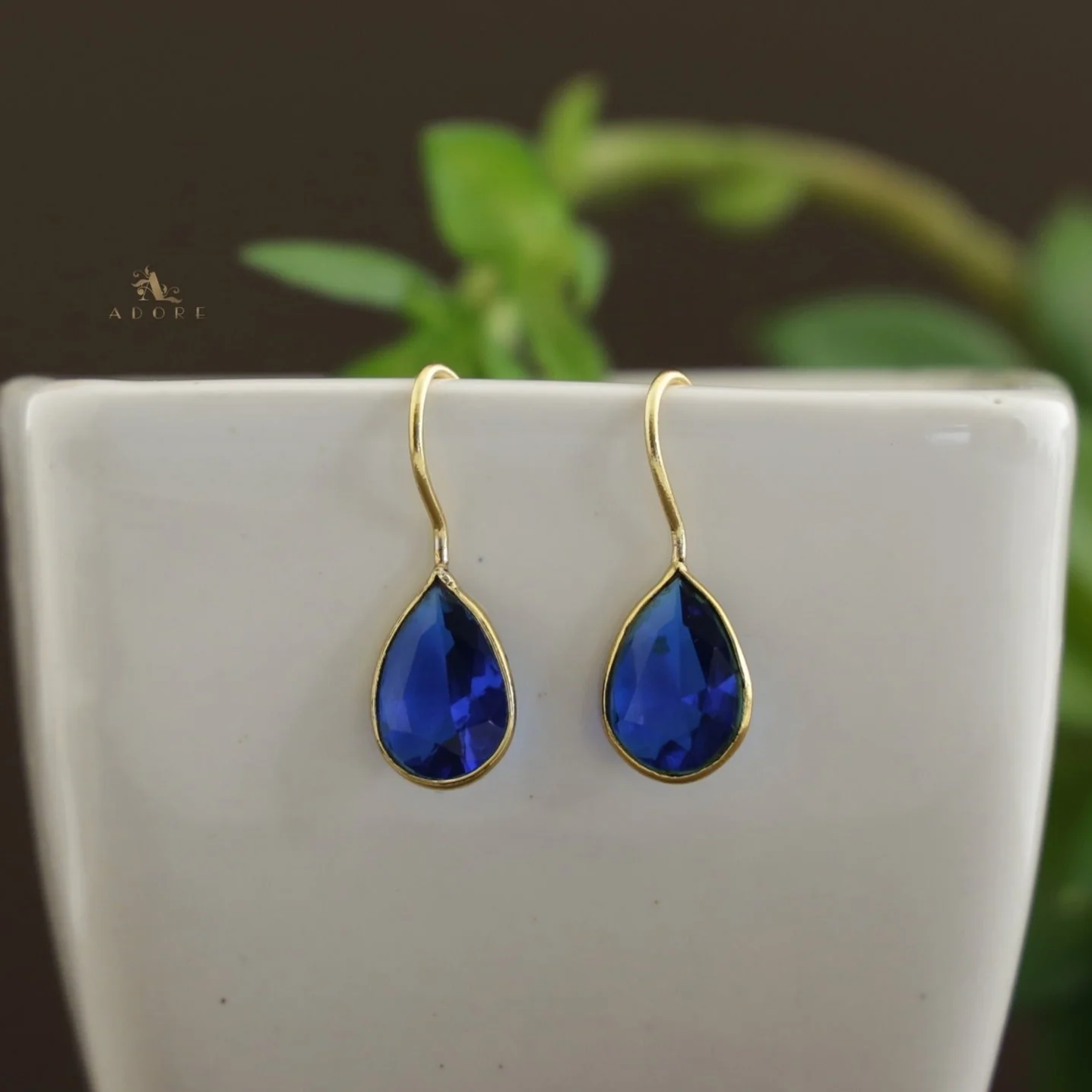 Cercel Golden Rain Drops Earring (Colour Option) - Image 5