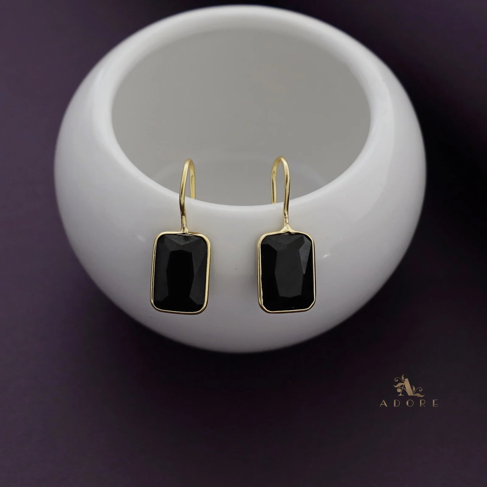 Cercel Rectangle Glossy Drop - Image 15