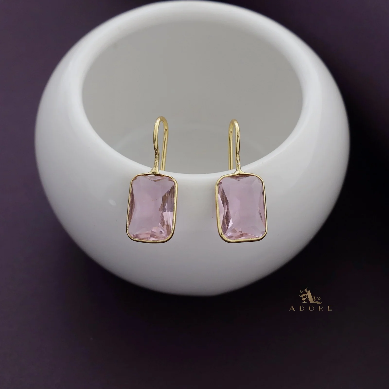 Cercel Rectangle Glossy Drop - Image 17