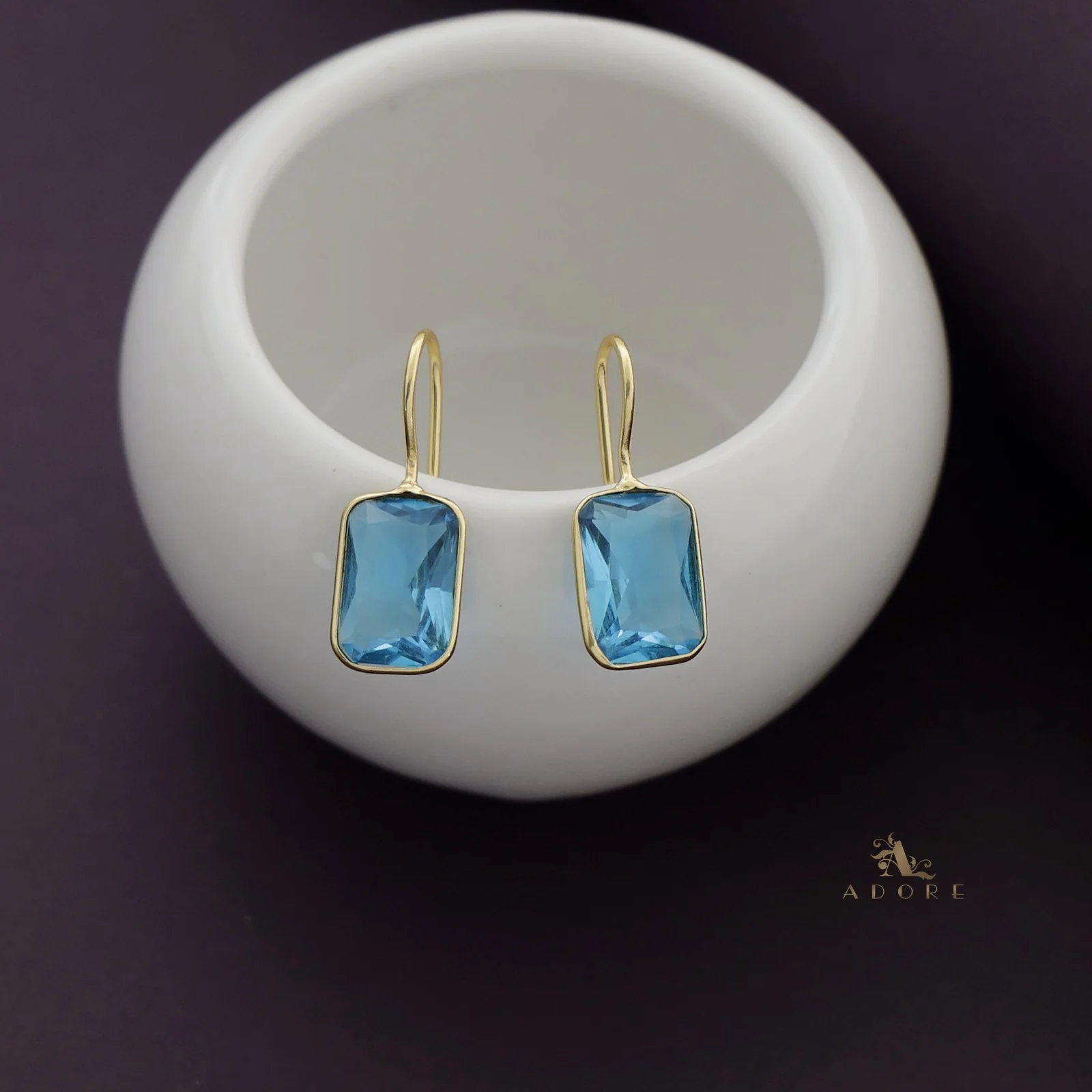 Cercel Rectangle Glossy Drop - Image 18