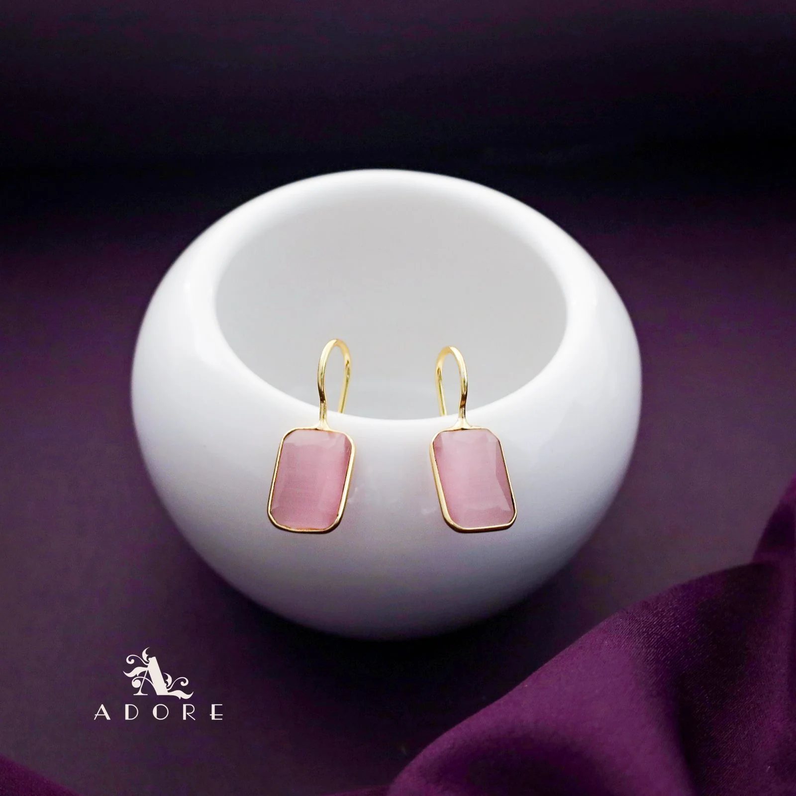 Cercel Rectangle Glossy Drop - Image 9