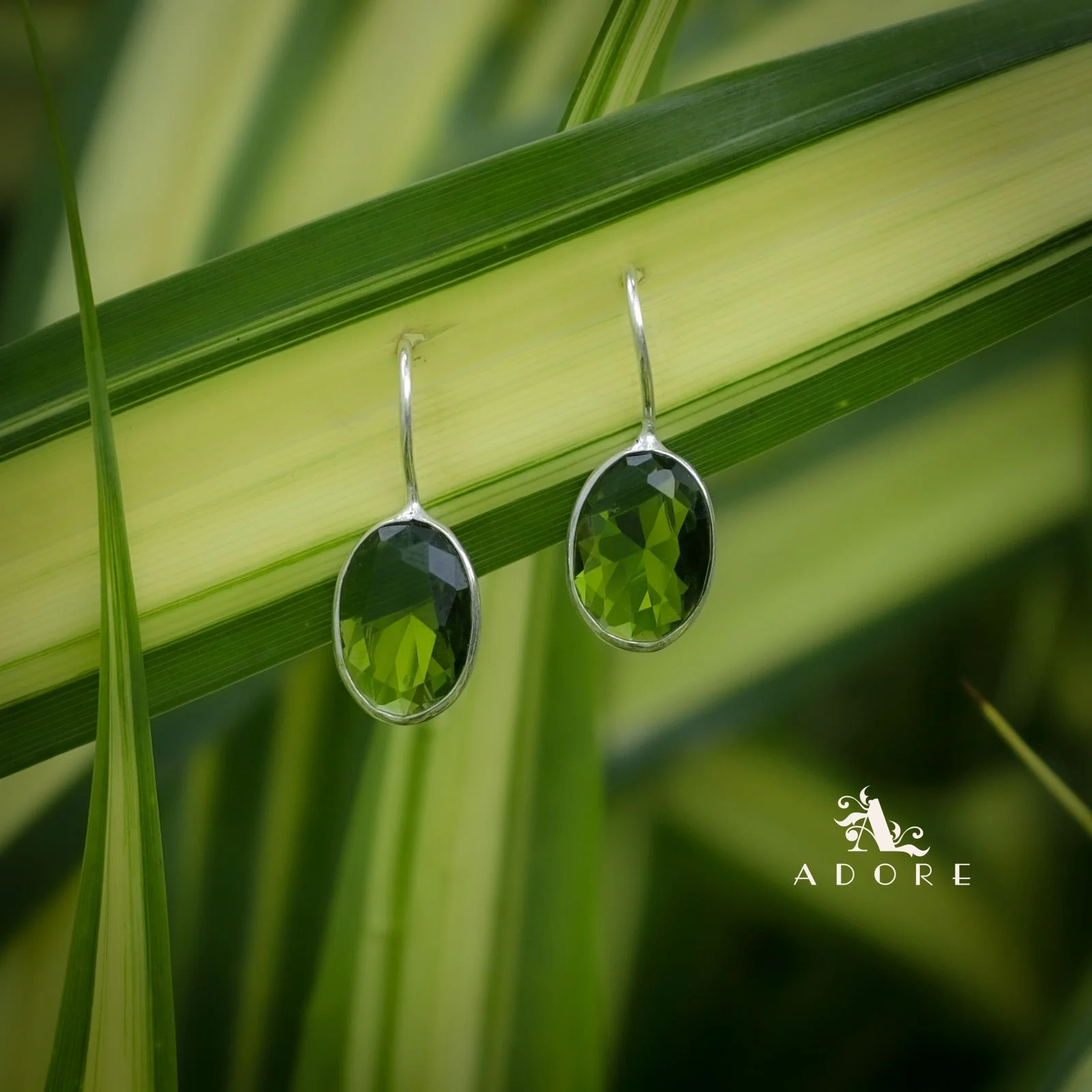 Cercel Silver Oval Drops - Image 10