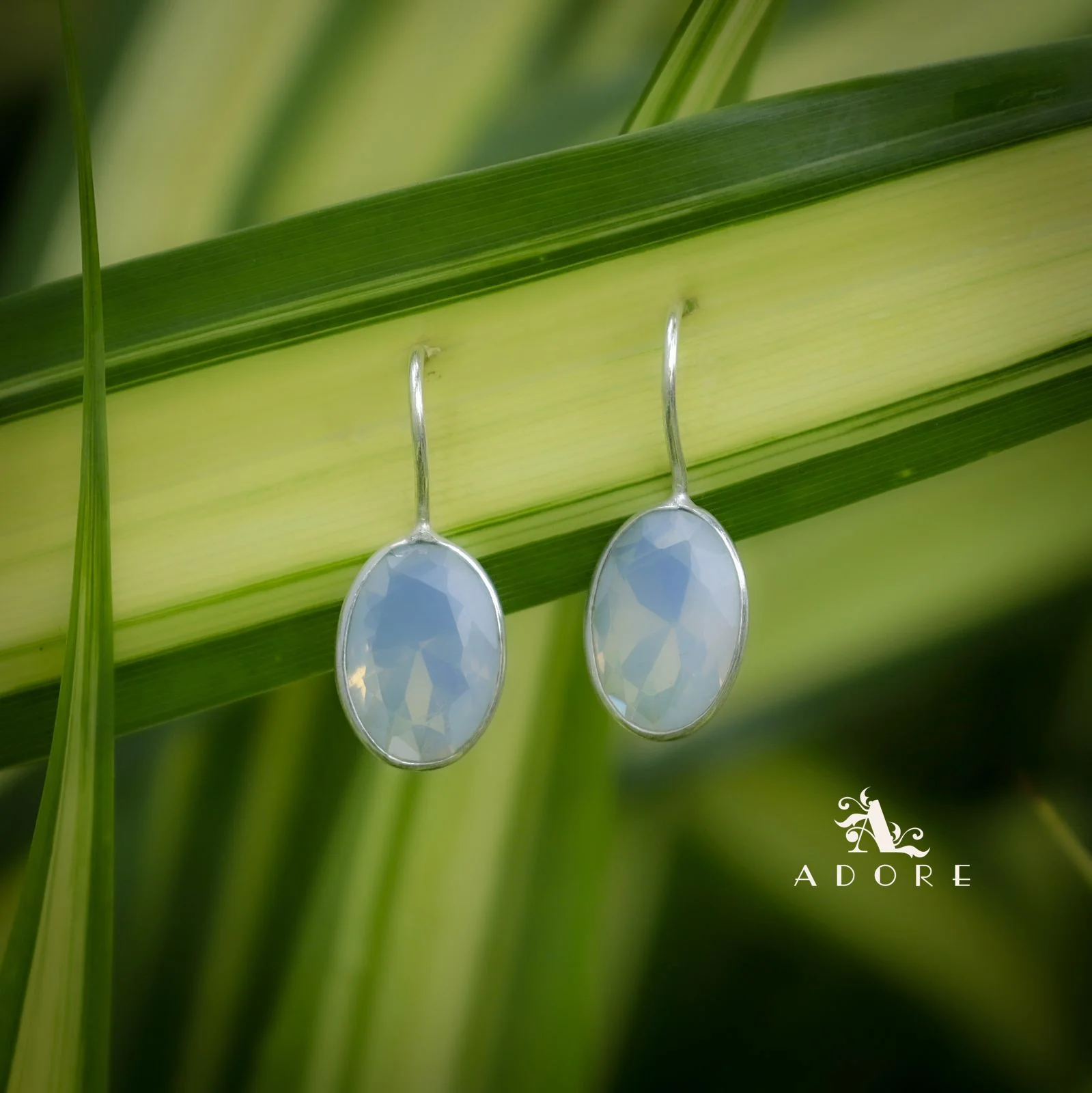 Cercel Silver Oval Drops - Image 13
