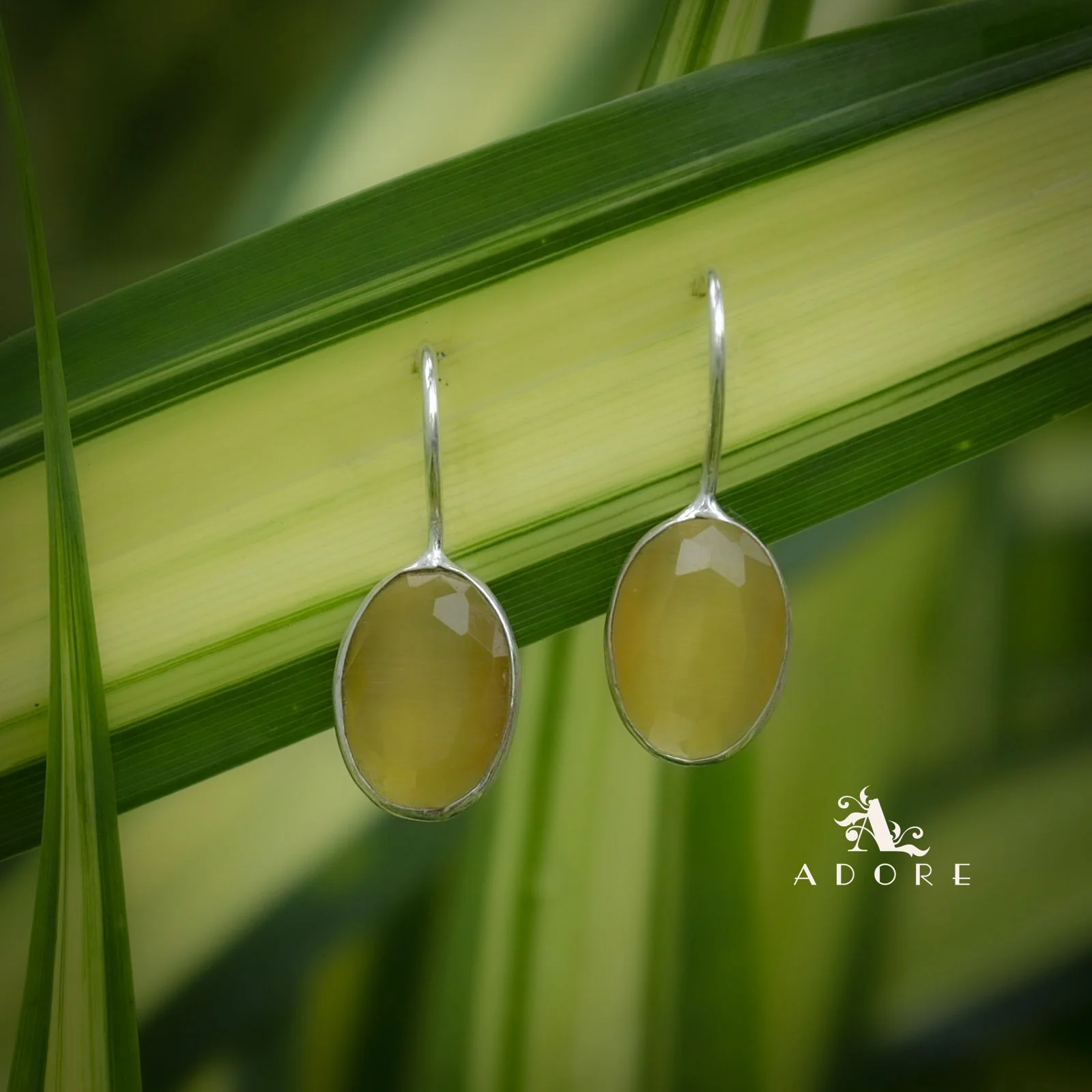 Cercel Silver Oval Drops - Image 14