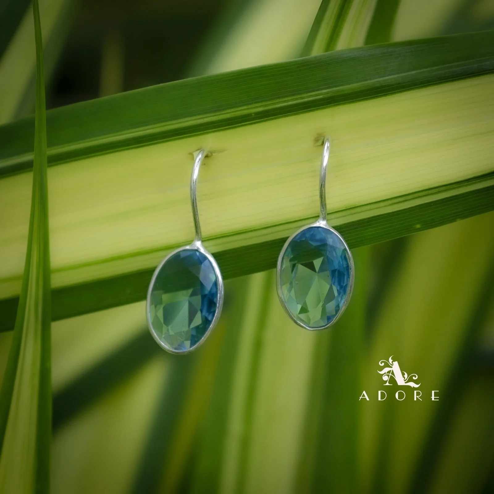 Cercel Silver Oval Drops - Image 15