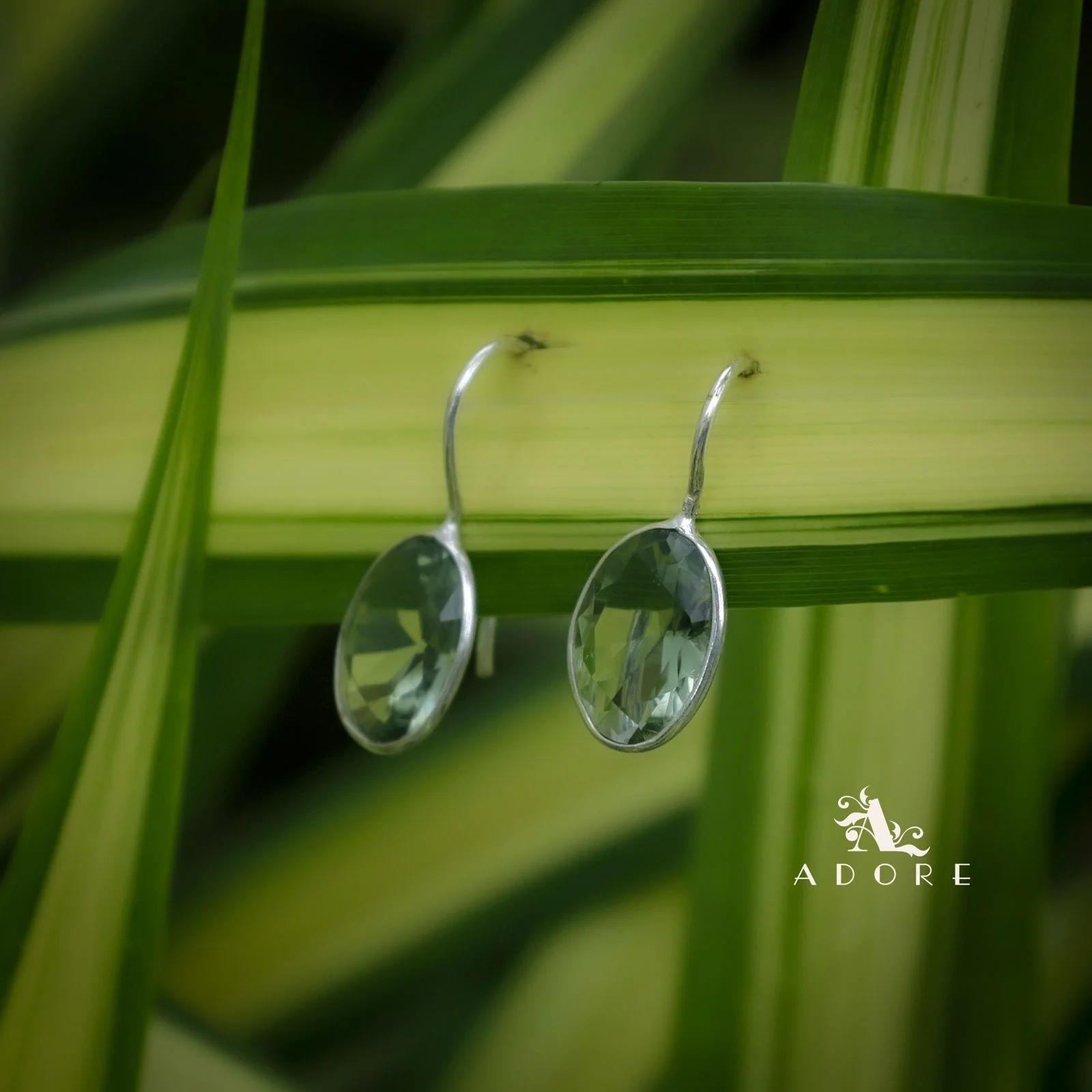 Cercel Silver Oval Drops - Image 18
