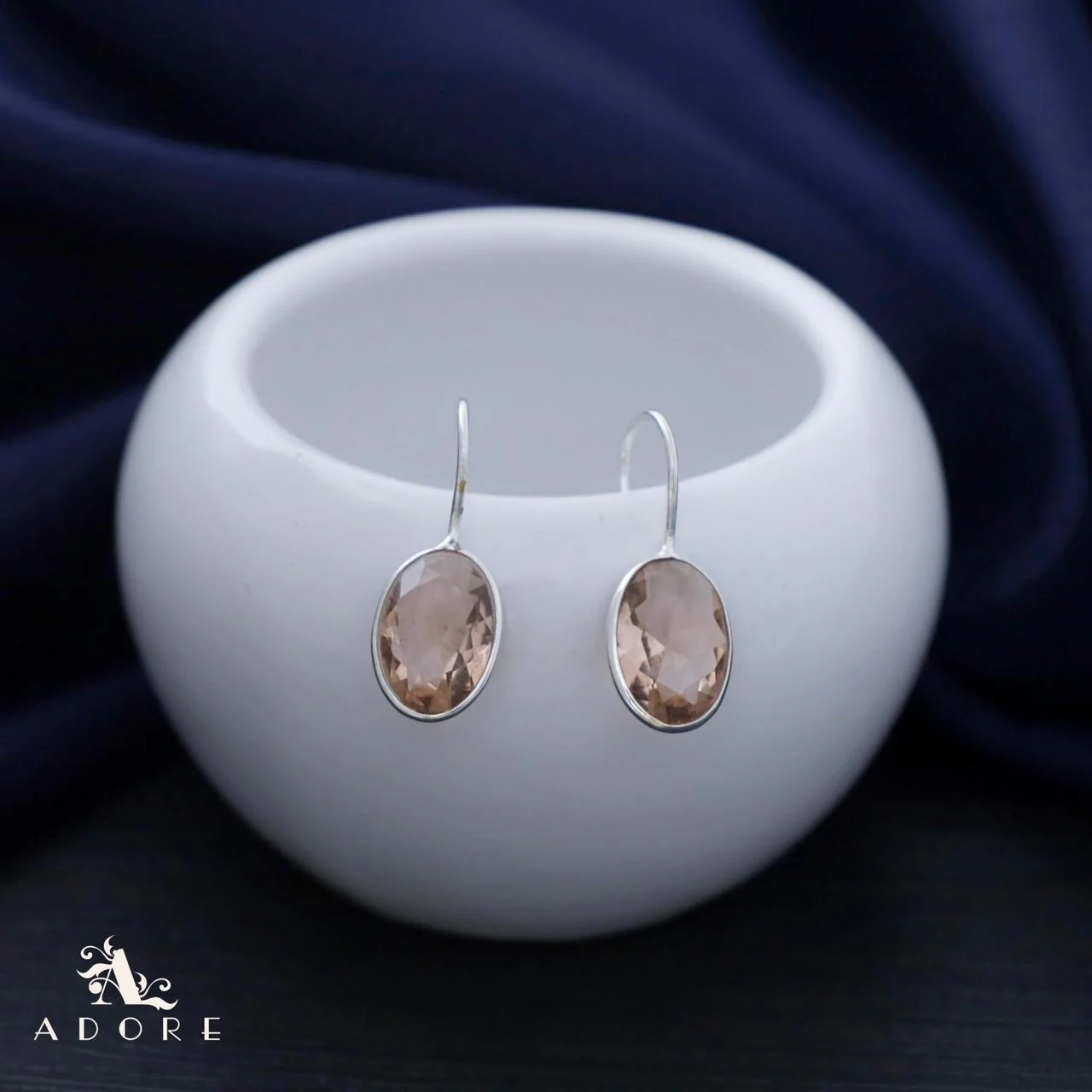 Cercel Silver Oval Drops - Image 27