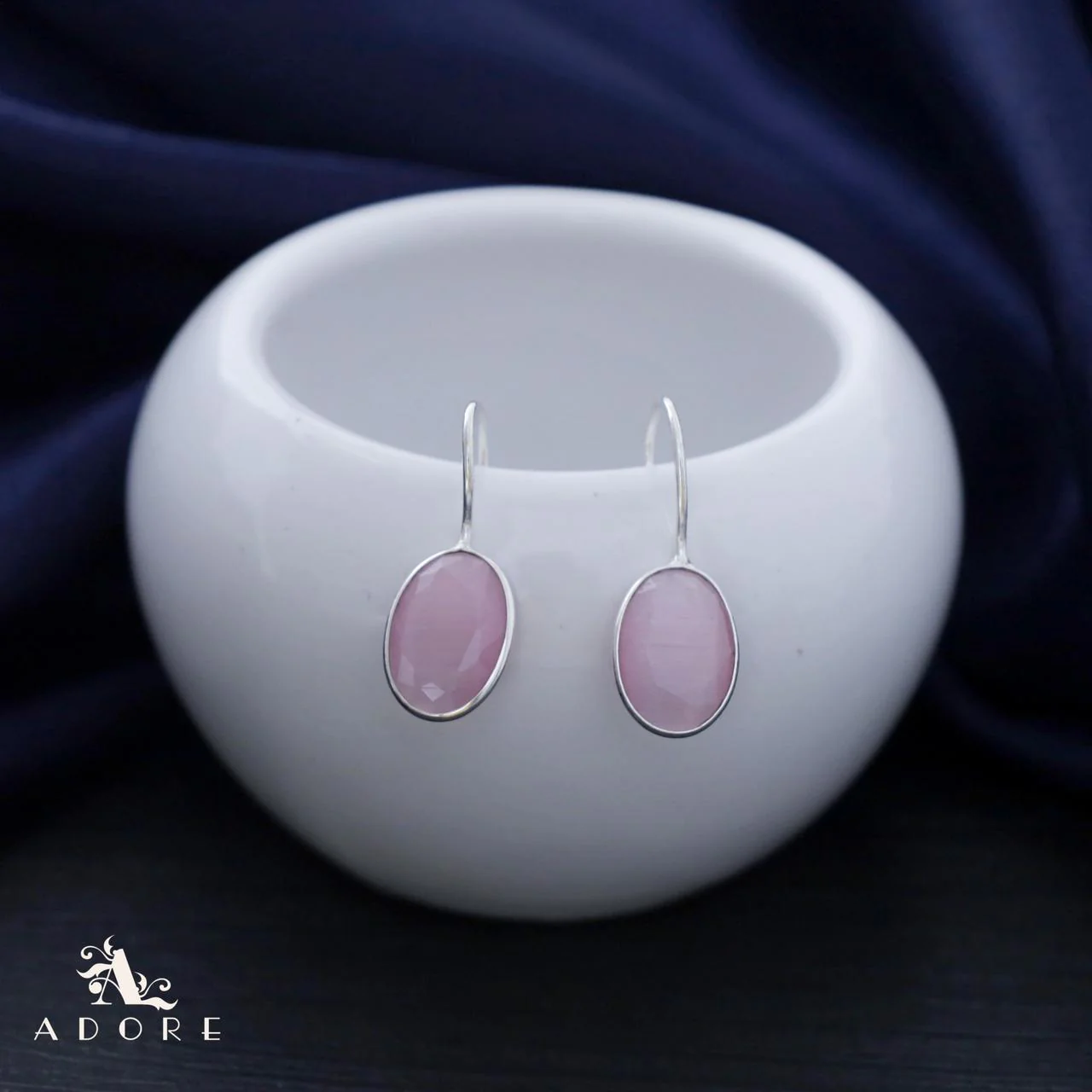 Cercel Silver Oval Drops - Image 29