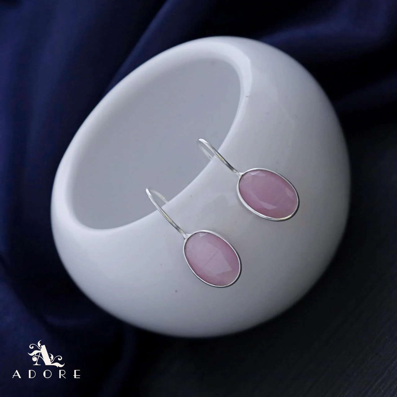 Cercel Silver Oval Drops - Image 30