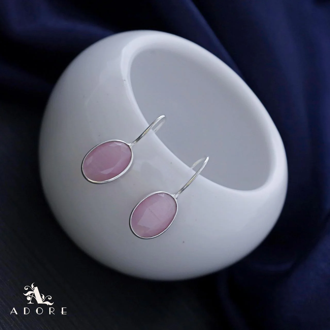 Cercel Silver Oval Drops - Image 31