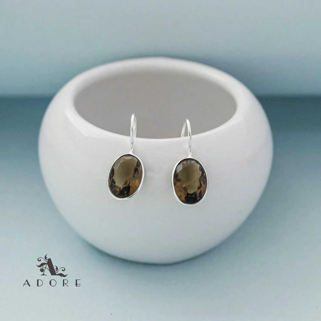 Cercel Silver Oval Drops - Image 33