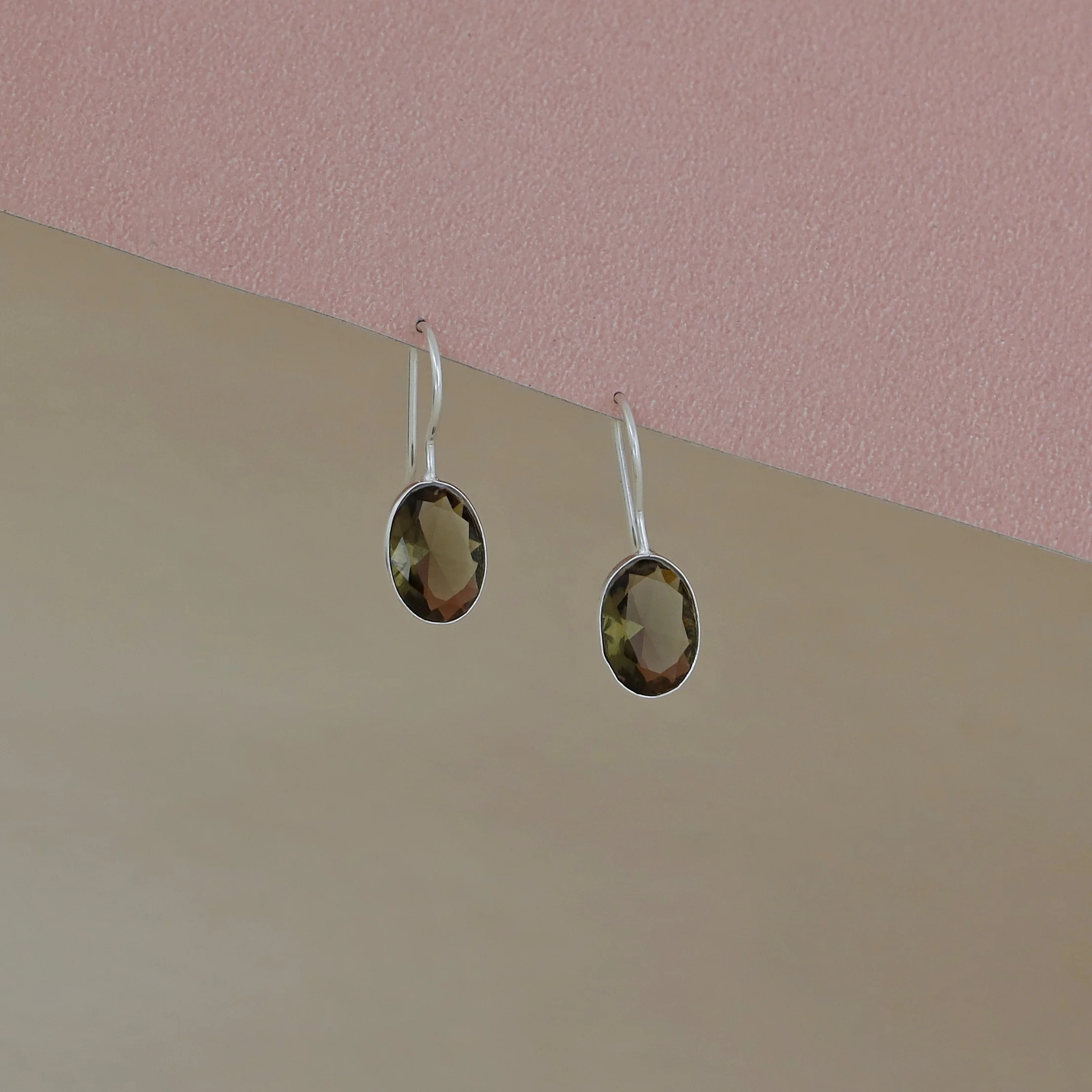 Cercel Silver Oval Drops - Image 35