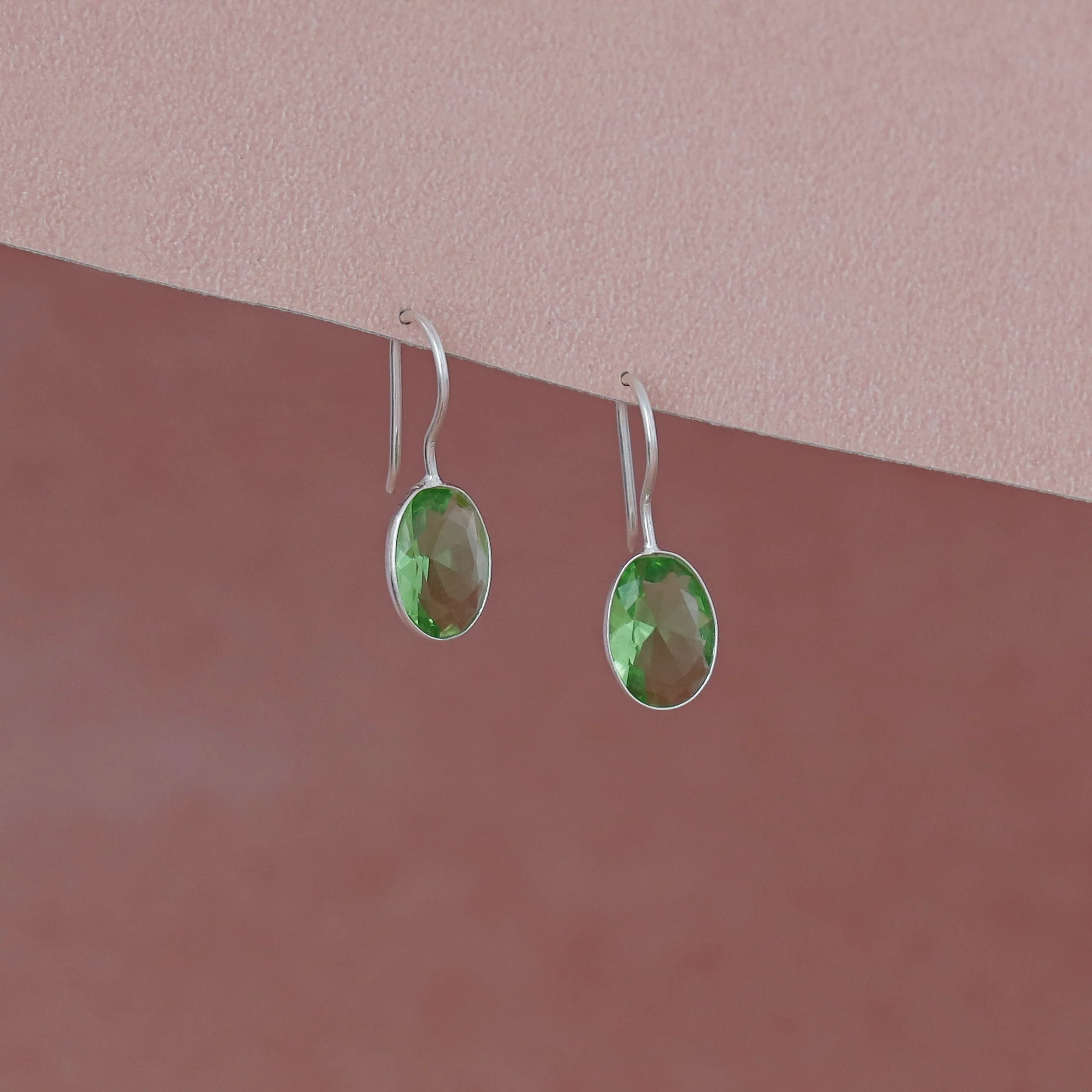Cercel Silver Oval Drops - Image 37