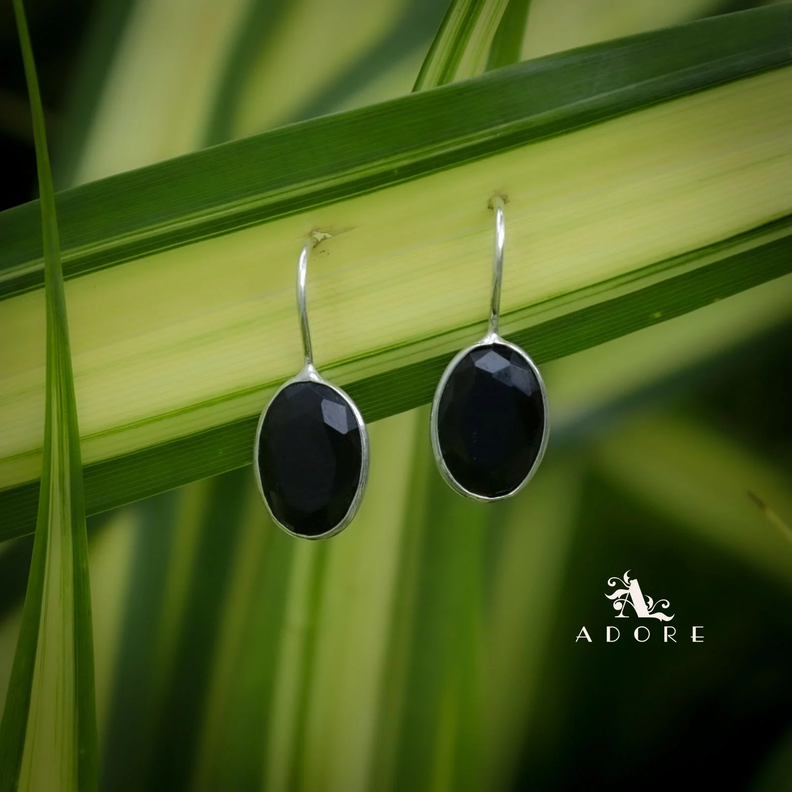 Cercel Silver Oval Drops - Image 4