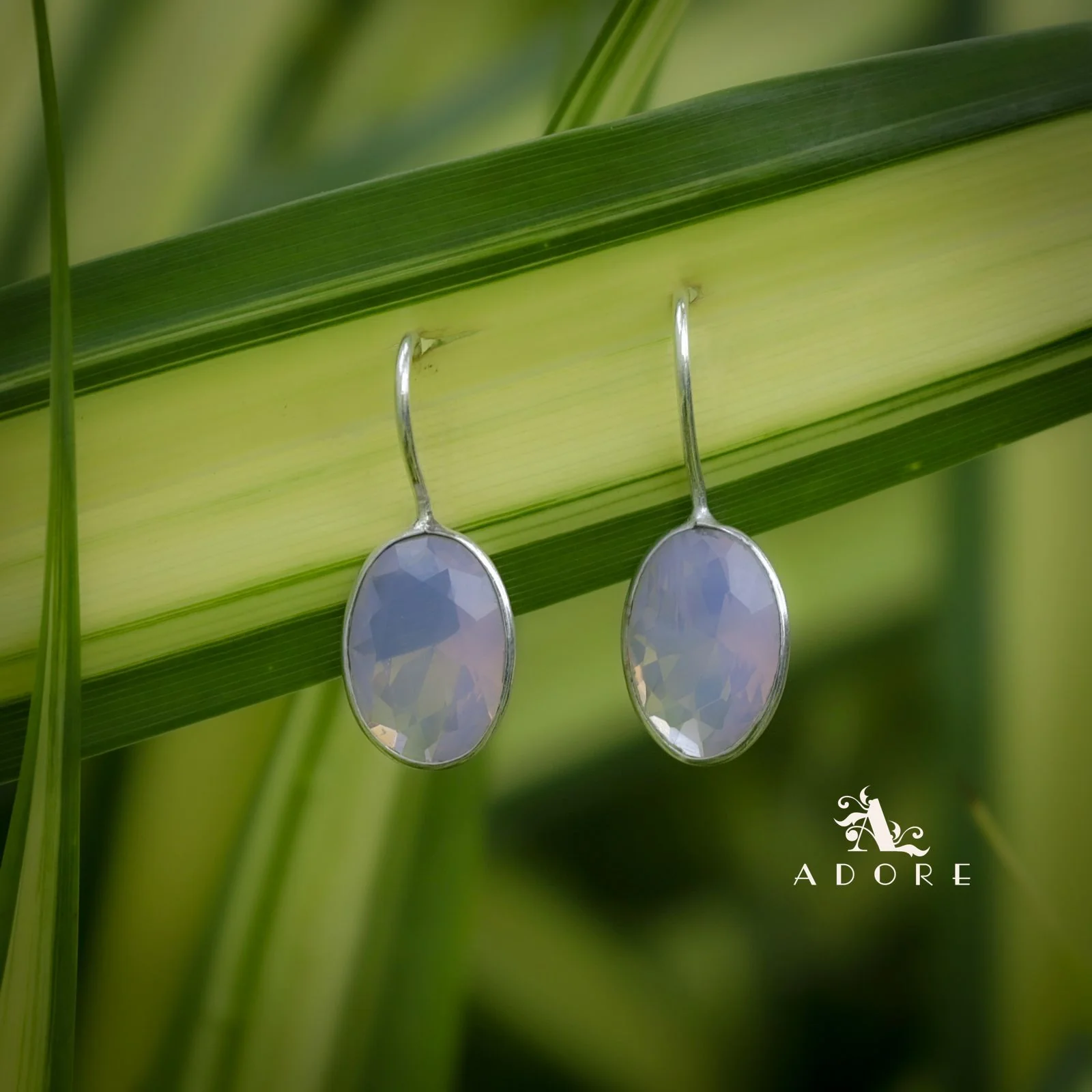Cercel Silver Oval Drops - Image 5