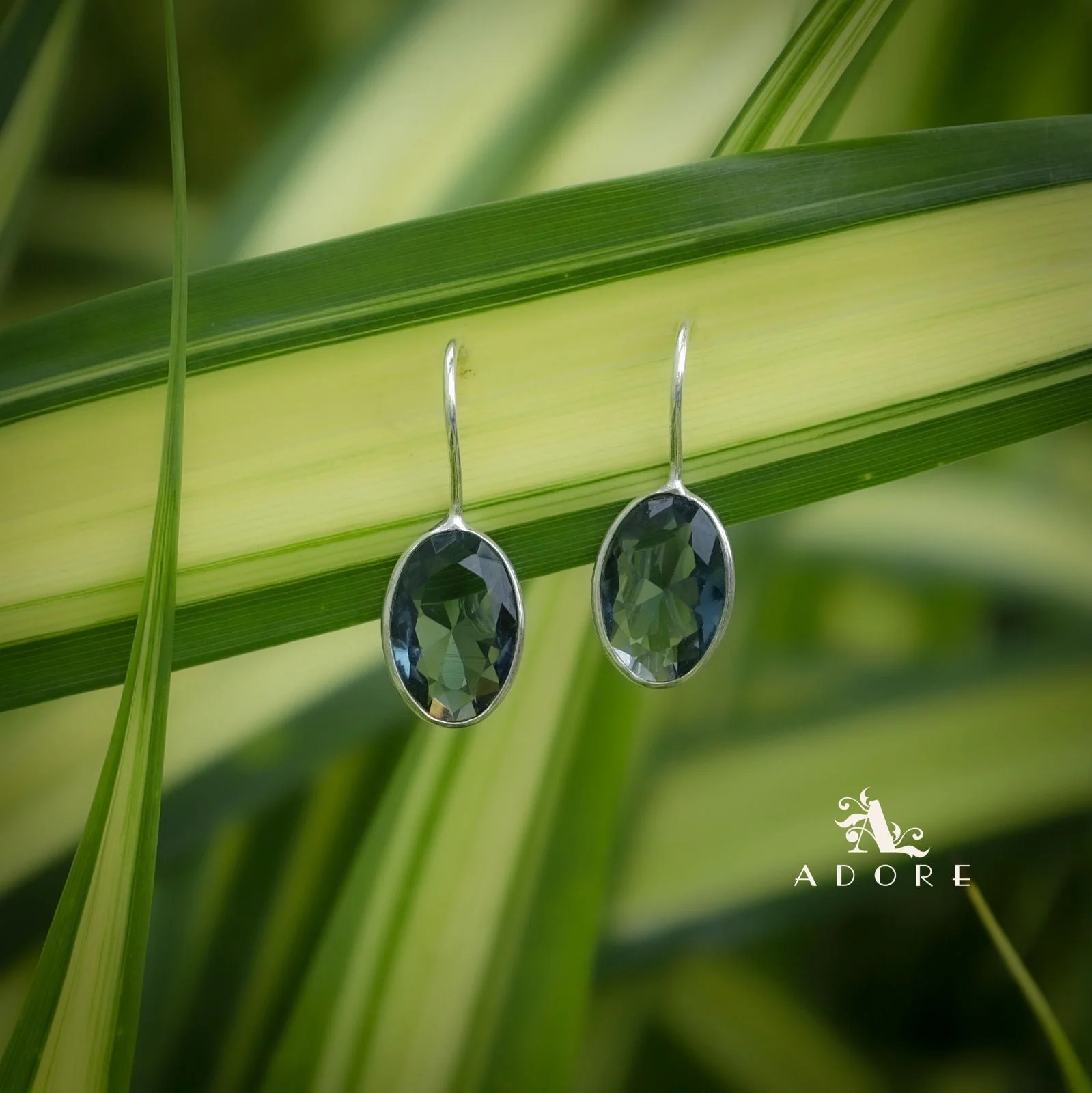 Cercel Silver Oval Drops - Image 6