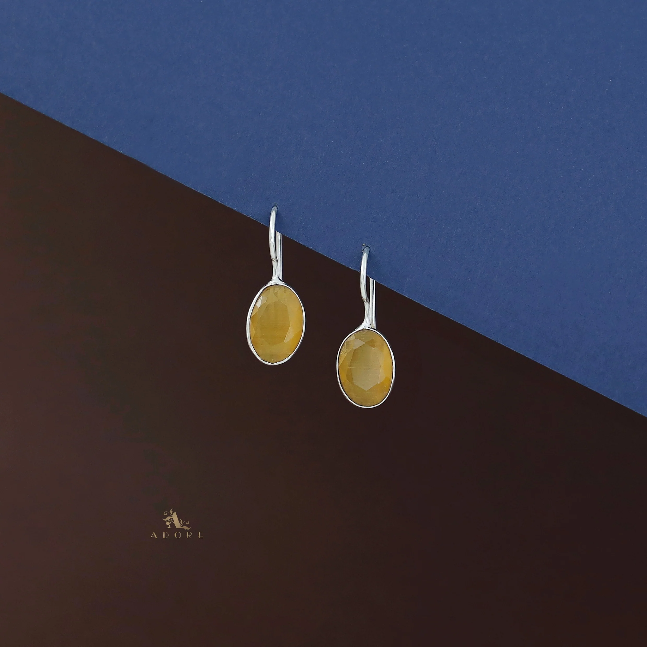 Cercel Silver Oval Drops - Image 8