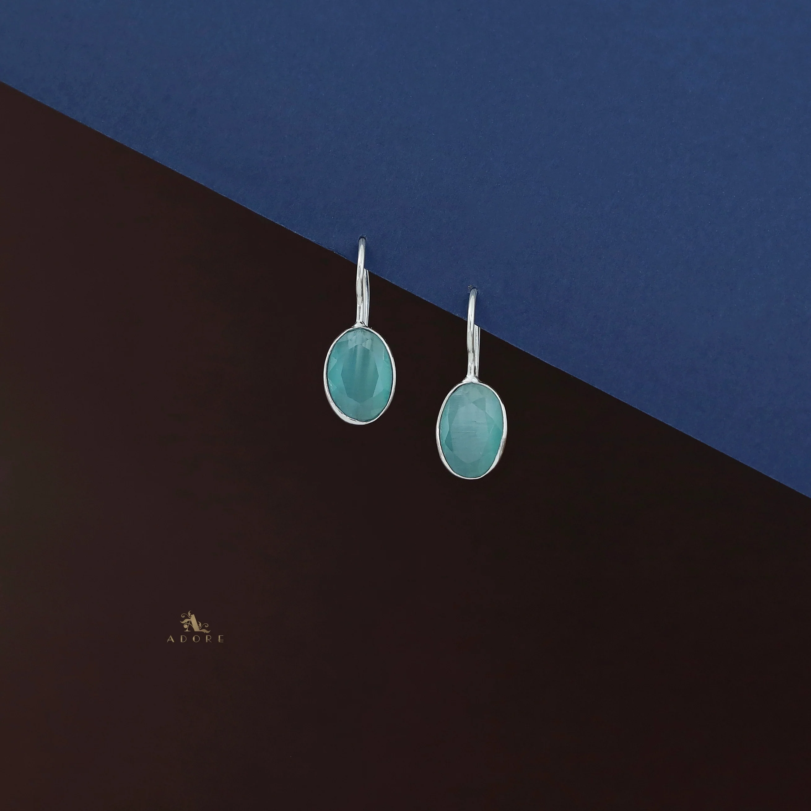 Cercel Silver Oval Drops - Image 9