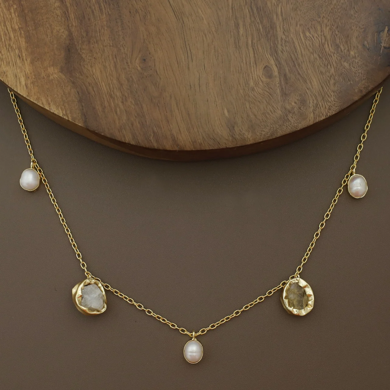 Chethasi Raw Stone + Baroque Neckpiece - Image 19