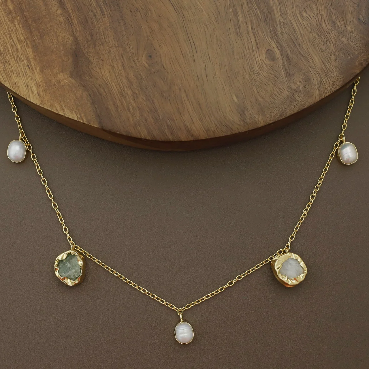 Chethasi Raw Stone + Baroque Neckpiece - Image 20