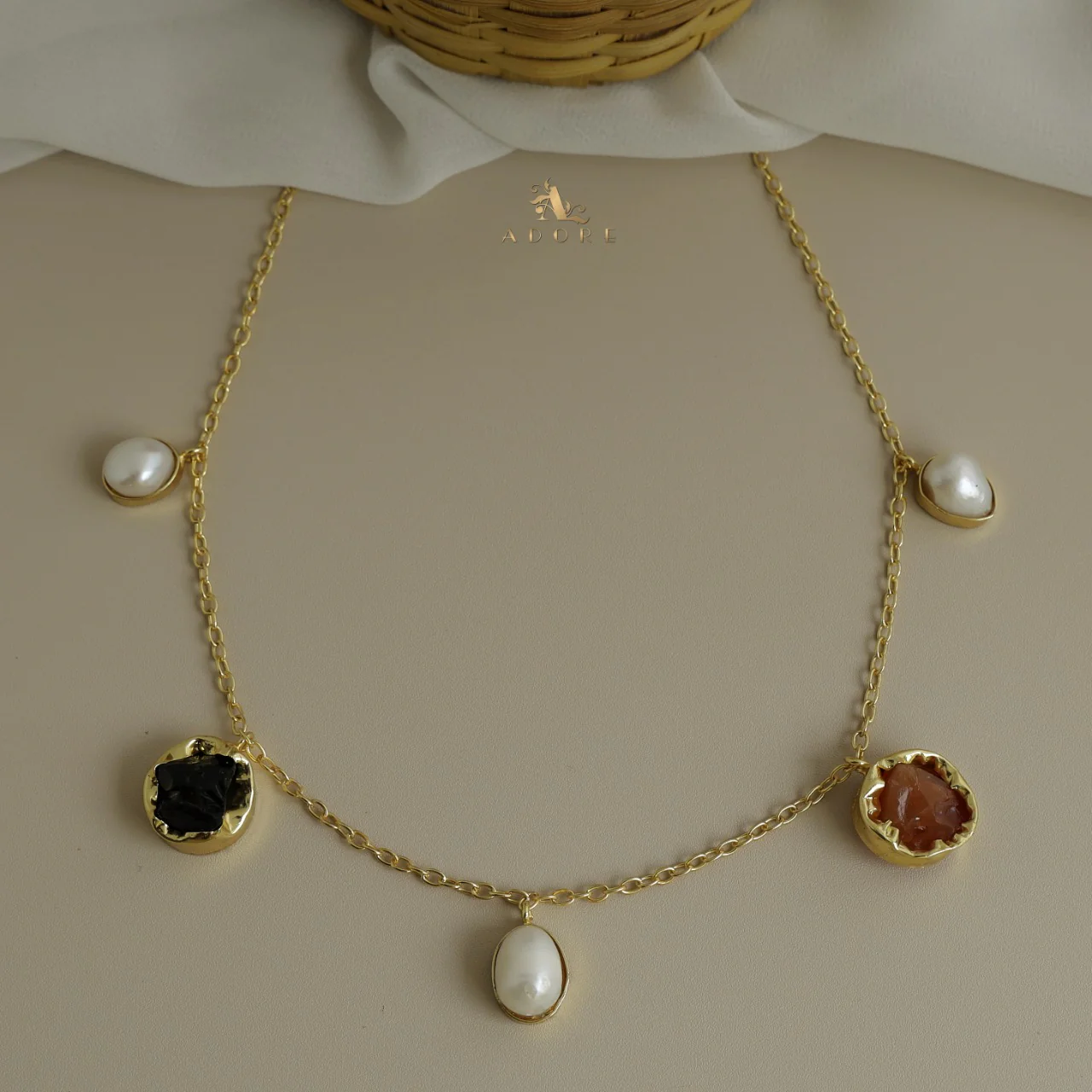 Chethasi Raw Stone + Baroque Neckpiece - Image 7