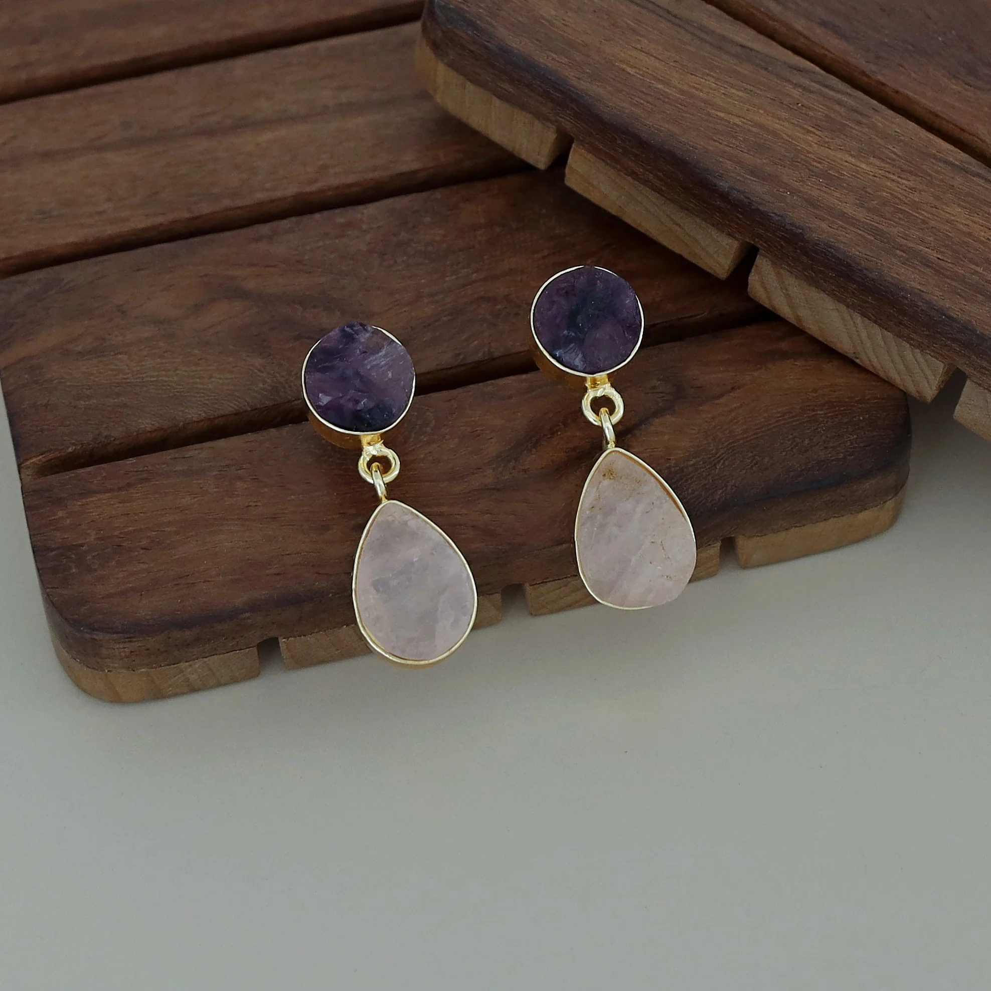 Circle And Drop Earring - Image 11