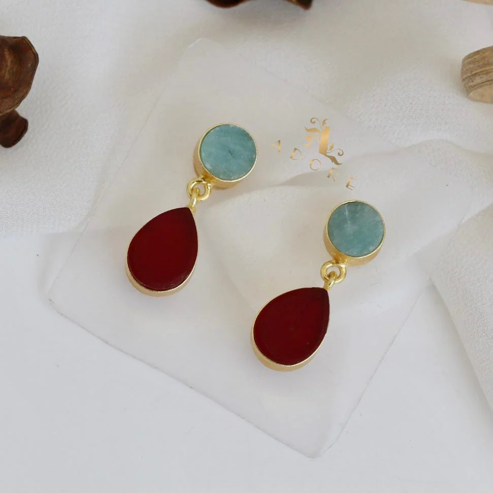 Circle And Drop Earring - Image 14