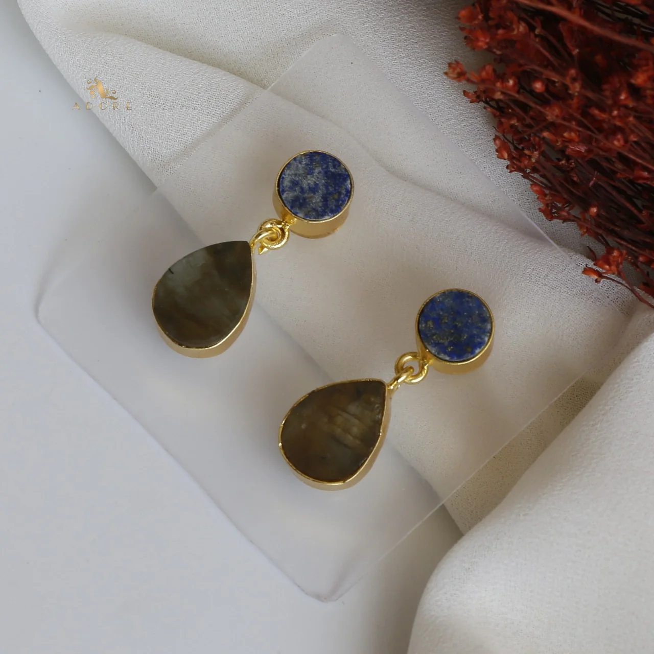 Circle And Drop Earring - Image 17