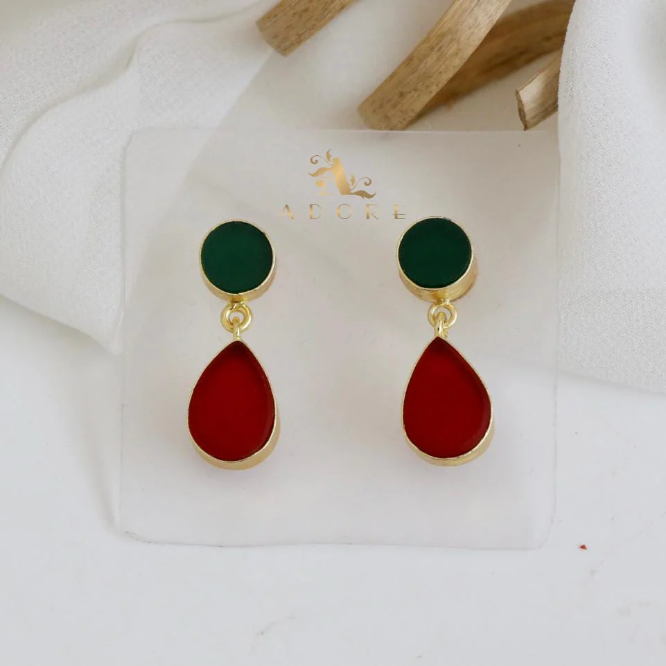 Circle And Drop Earring - Image 20