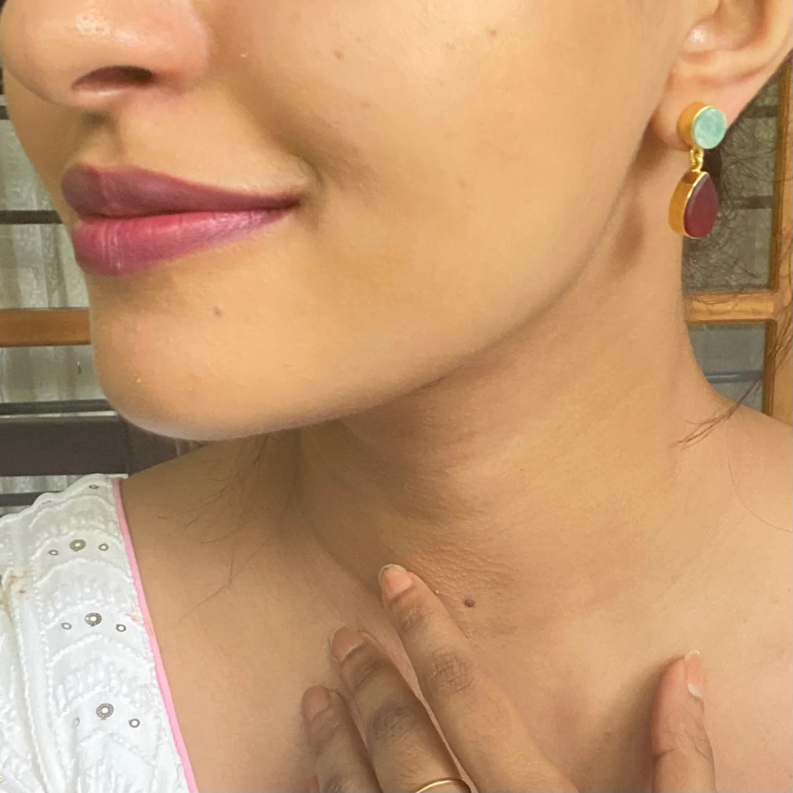 Circle And Drop Earring - Image 23