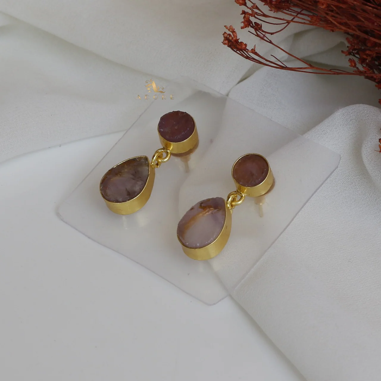 Circle And Drop Earring - Image 26
