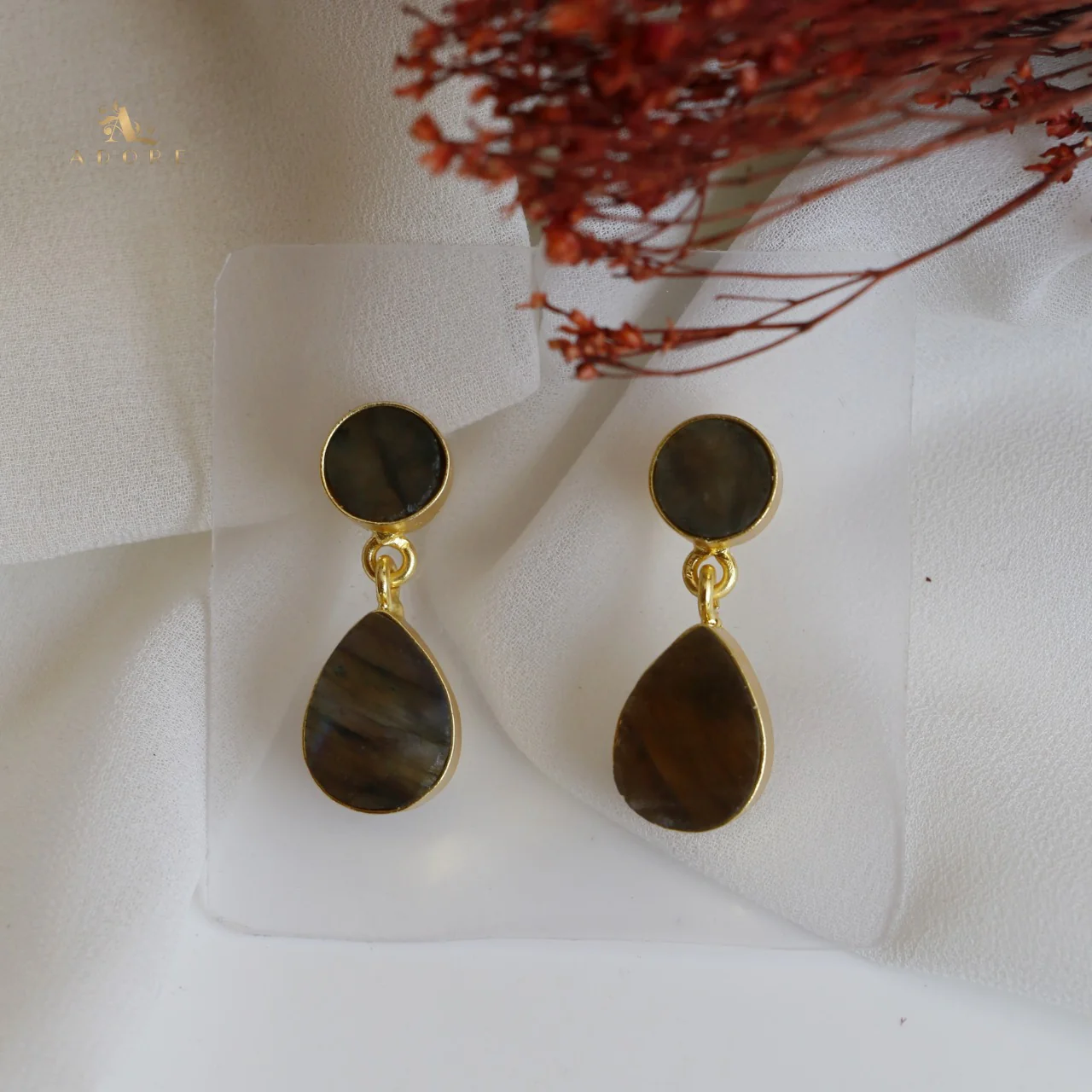 Circle And Drop Earring - Image 28
