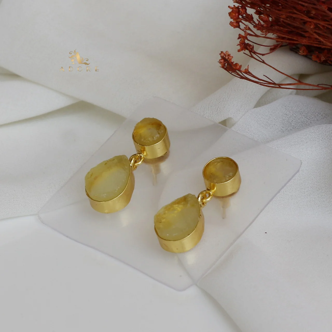 Circle And Drop Earring - Image 29