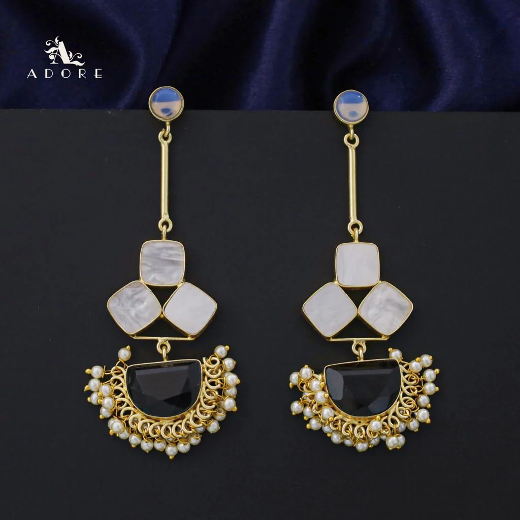 Classy Pendulum MOP Earring (Colour Options) - Image 34