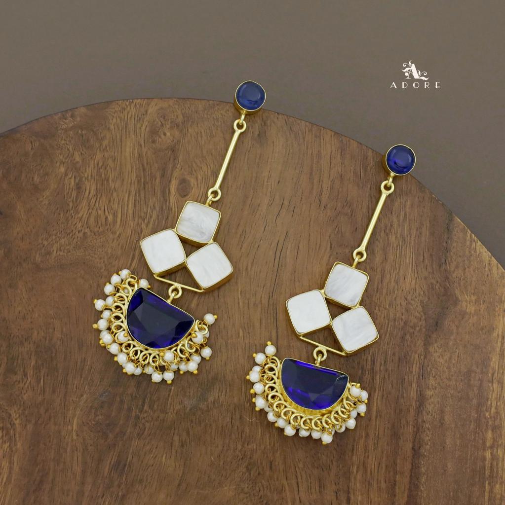 Classy Pendulum MOP Earring (Colour Options) - Image 42