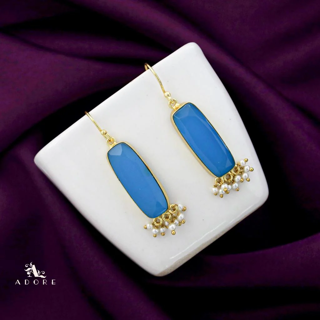 Clezta Rectangle Pearl Drop - Image 11