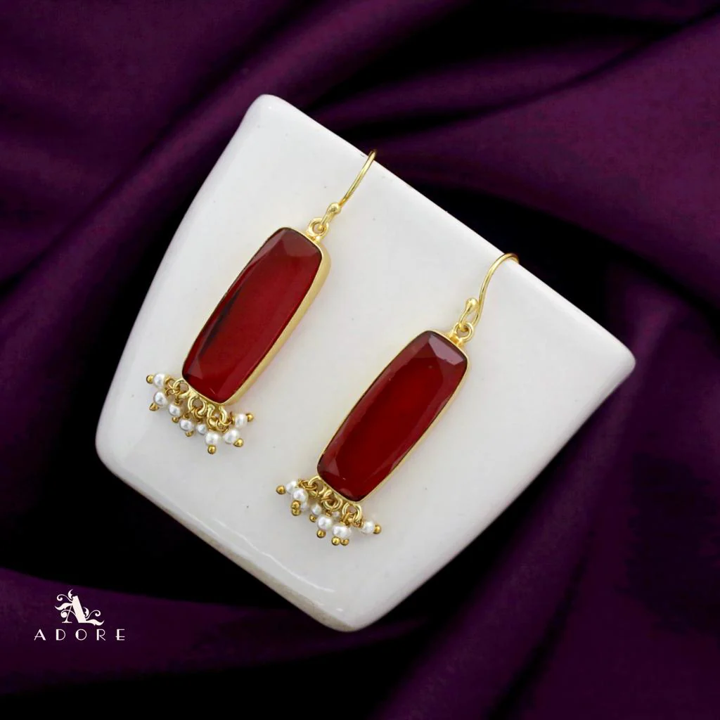 Clezta Rectangle Pearl Drop - Image 14