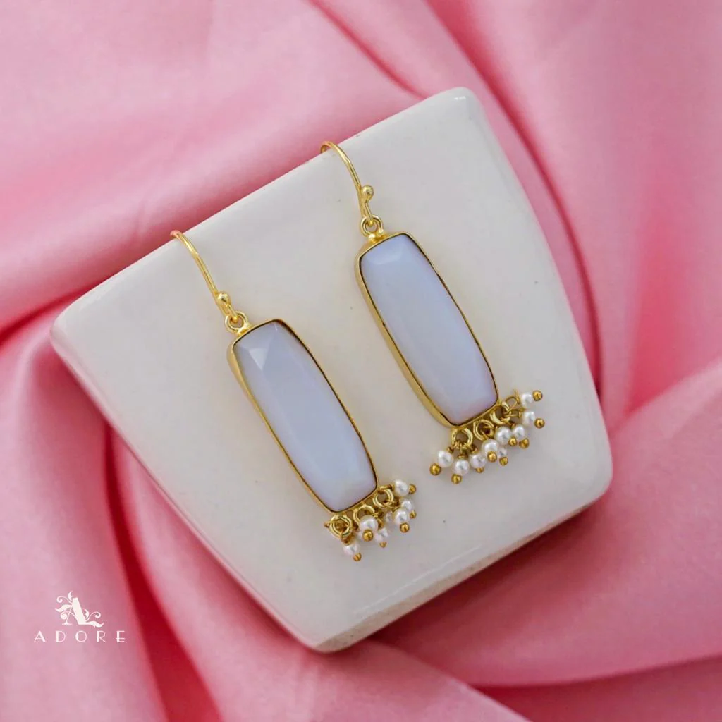 Clezta Rectangle Pearl Drop - Image 15